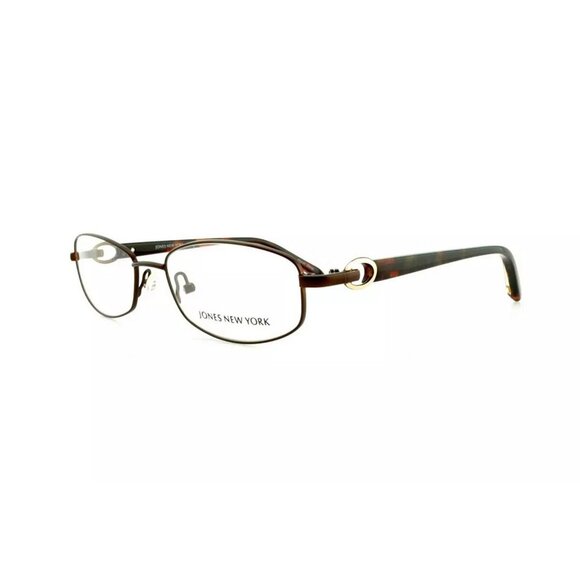 JONES NEW YORK Eyeglasses J473-BRWN-52 Size 52/17/rectangular BRAND NEW